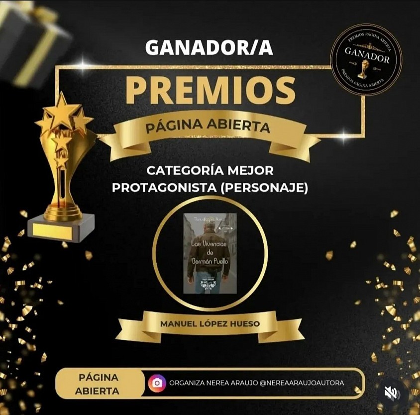 Premio al mejor personaje protagonista 2025, organizado por Página Abierta.